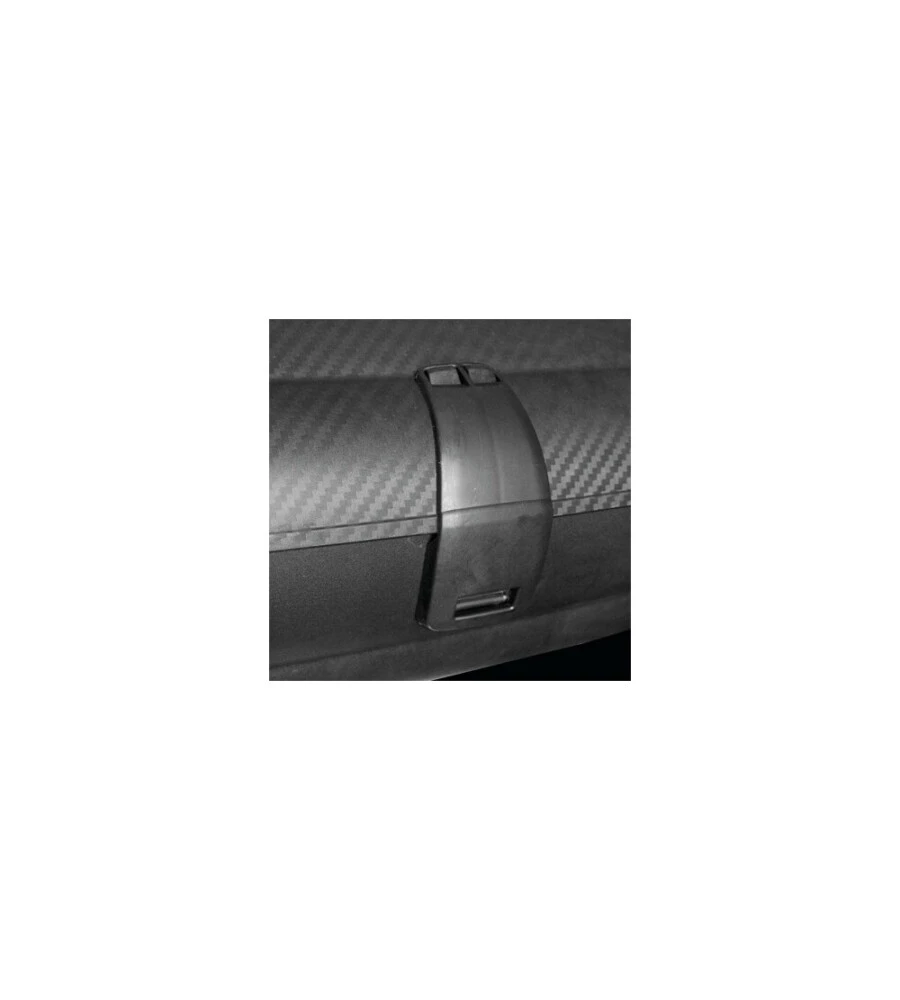 BOX TETTO PER AUTO "GRAN-PREE" IN POLIPROPILENE COLORE NERO CARBONE, 400 LITRI