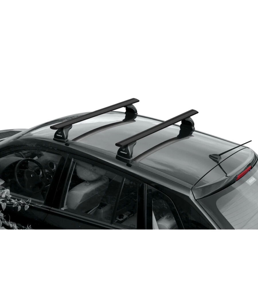 BARRE PORTATUTTO "EVOS SILENZIO BLACK" IN ALLUMINIO M 120 CM - N15080