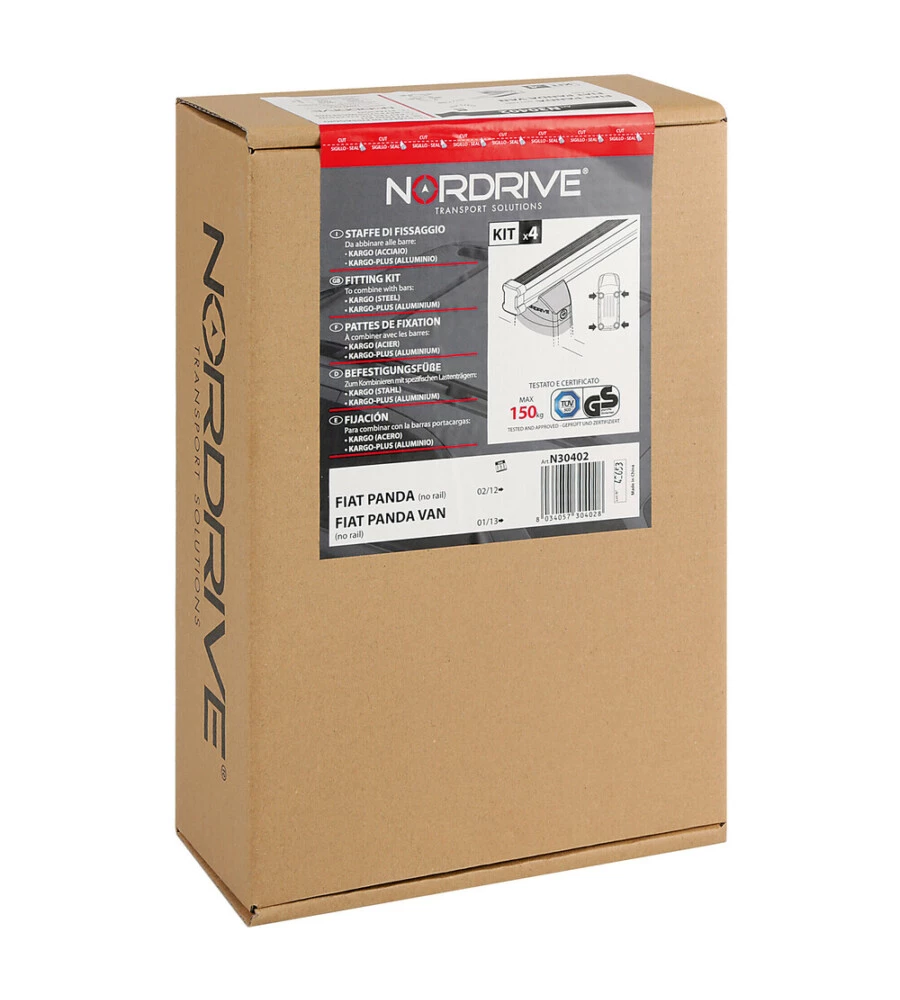 KIT ATTACCHI "FIX POINTS" 2 BARRE - N30402