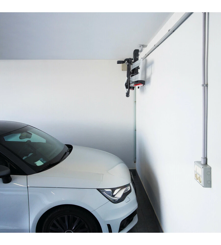 SUPPRTO UNIVERSALE PER PORTABICICLETTE POSTERIORI A GANCIO TRAINO CON FISSAGGIO A MURO O SOFFITTO - N50950