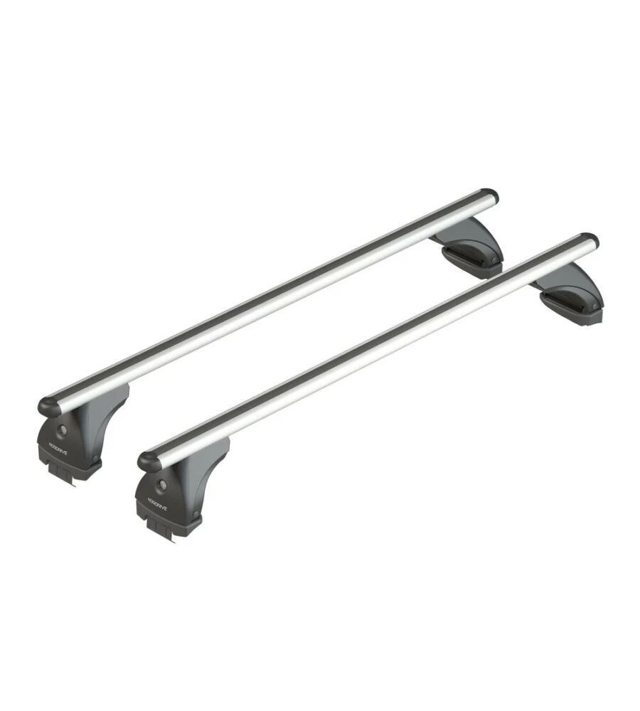 SET COMPLETO BARRE PORTATUTTO "EVOS 242 ALUMIA L" IN ALLUMINIO - NK242EAL