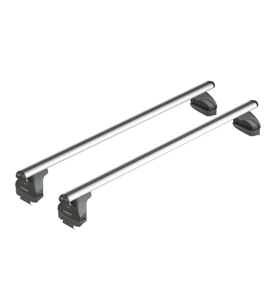 SET COMPLETO BARRE PORTATUTTO "EVOS LP 242 ALUMIA XL" IN ALLUMINIO - NK242LAXL