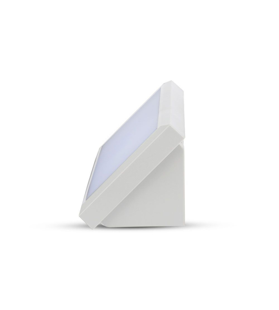 LAMPADA LED DA ESTERNO A MURO ANGOLARE BIANCO, 12 W 4000 K