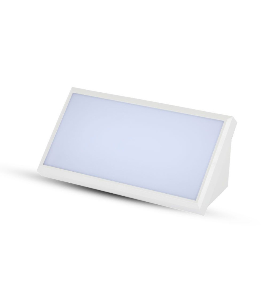LAMPADA LED DA ESTERNO A MURO ANGOLARE BIANCO, 20 W 6500 K