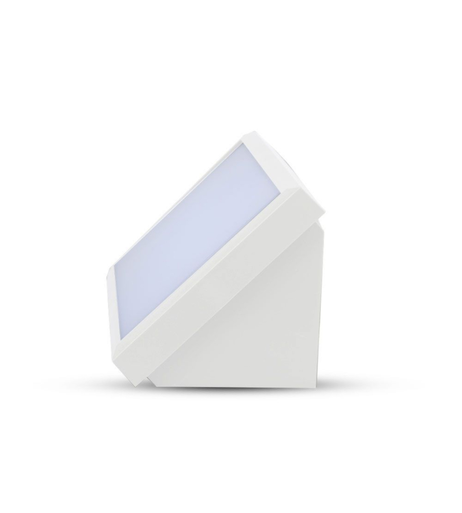LAMPADA LED DA ESTERNO A MURO ANGOLARE BIANCO, 20 W 6500 K