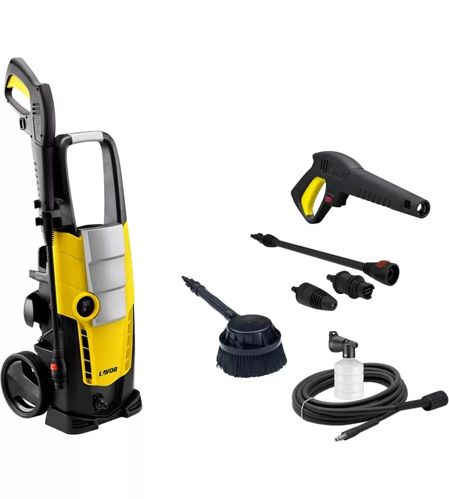 IDROPULITRICE ELETTRICA A FREDDO MULTIACCESSORIATA LAVORWASH "GALAXY 140" 140 BAR 450 L/H 1900 W