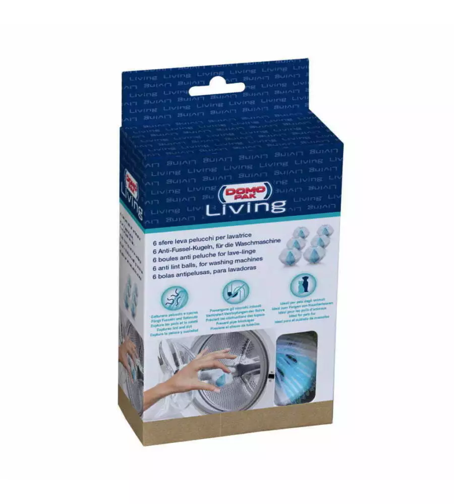 SET 6 SFERE LEVAPELUCCHI PER LAVATRICE