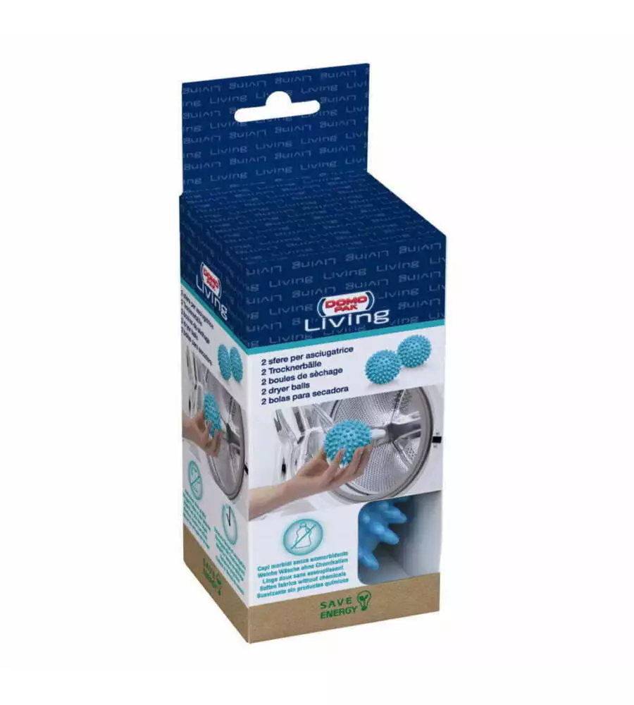 SET 2 SFERE LEVA PELUCCHI IN PLASTICA PER ASCIUGATRICE