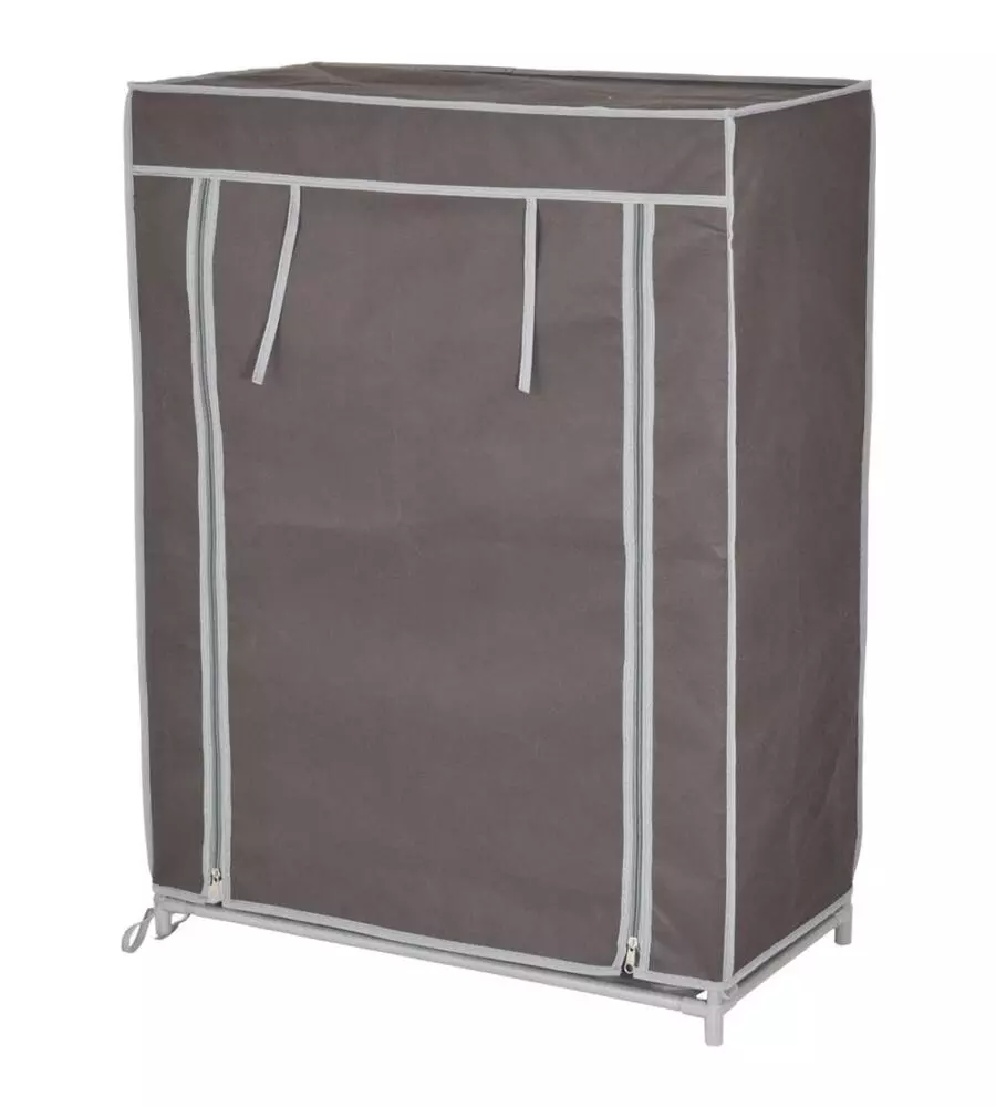 SCARPIERA MARRONE CON 3 RIPIANI, 61X30X80 CM
