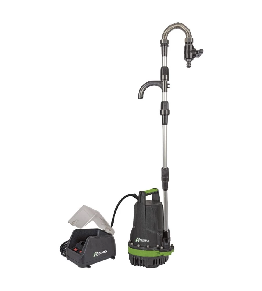 POMPA SOMMERSA E PER FUSTI 2IN1 A BATTERIA  PRBAT20 - RIBIMEX