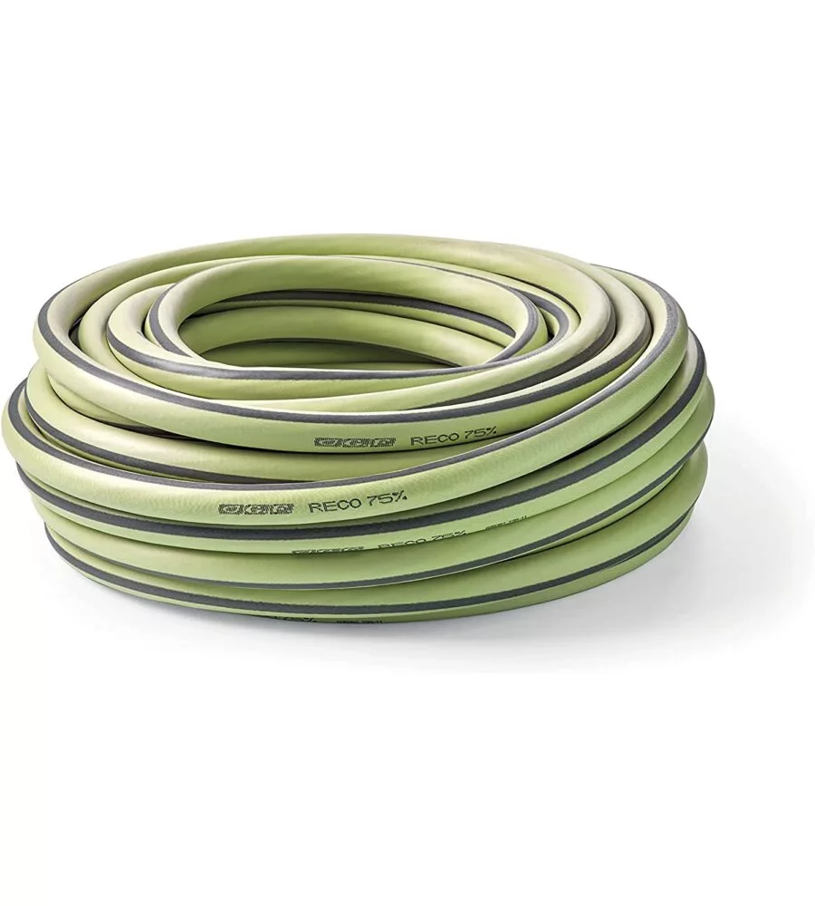 KIT TUBO DI IRRIGAZIONE ECO IN MATERIALE RICICLATO ULTRAMEMORY LIME 25 METRI 5/8" - G.F.