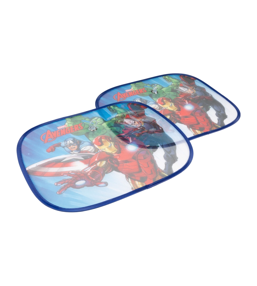 COPPIA TENDINE AUTO LATERALI "AVENGERS" 44X35 CM
