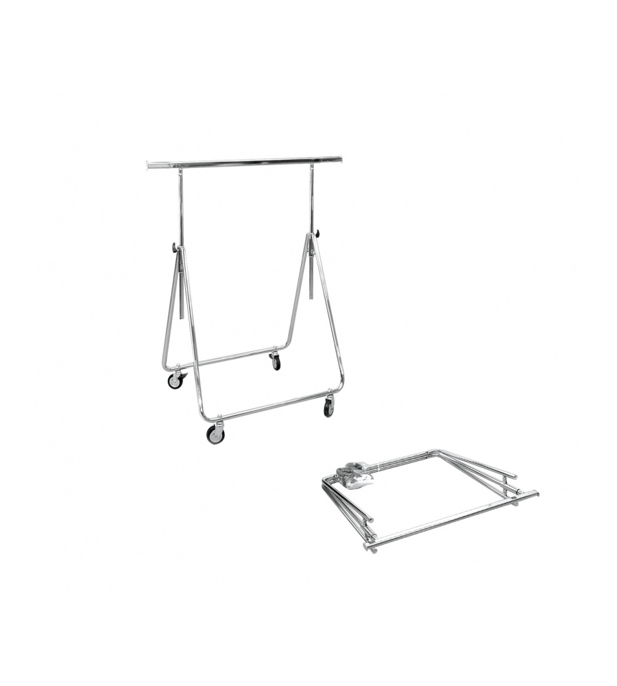 STENDER PIEGHEVOLE E REGOLABILE PROFESSIONALE, 130X80X160 CM - GRIMA
