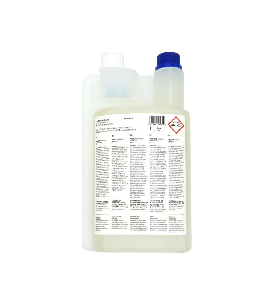 DETERGENTE PER IDROPULITRICI LAVORWASH "UNIVERSALE" 1 L