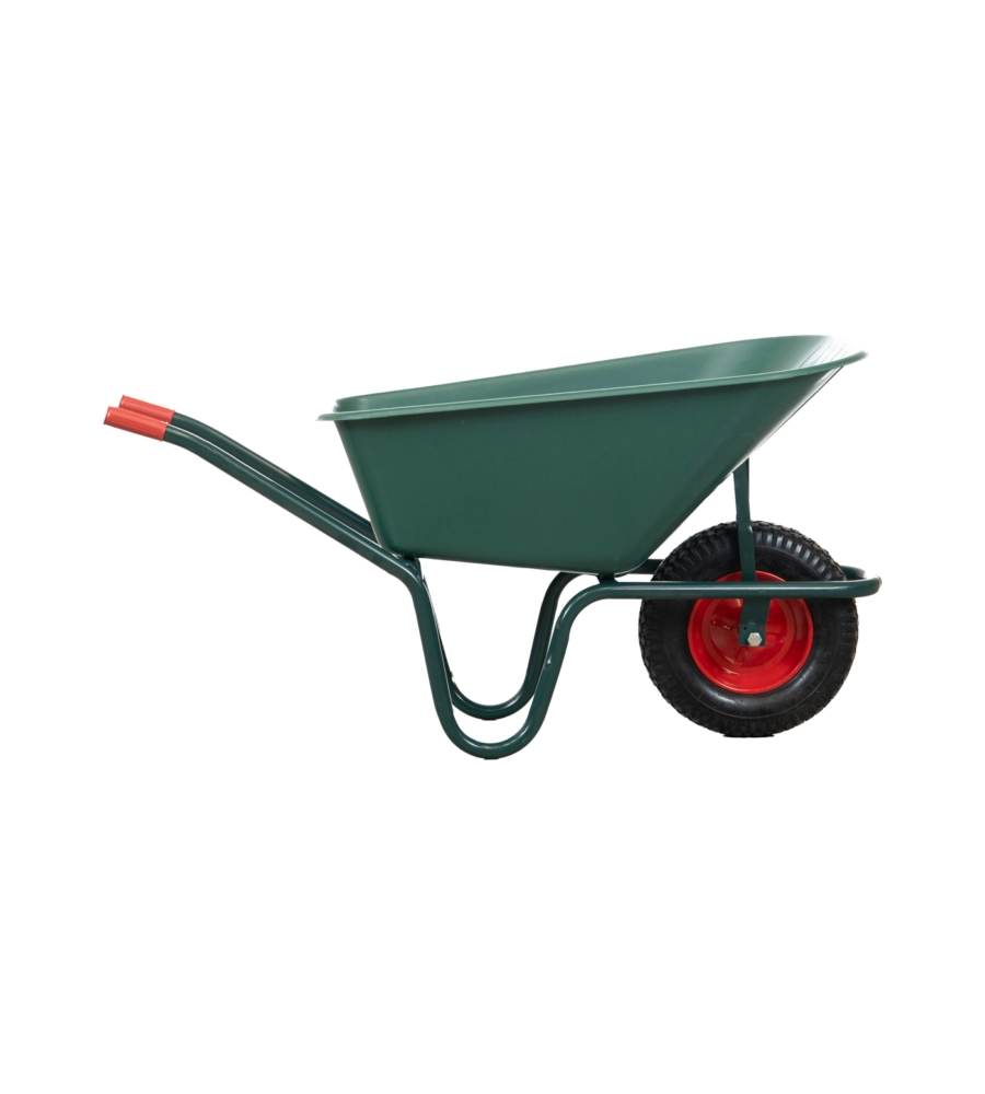 CARRIOLA DA GIARDINO EUROGARDEN CON VASCA IN PVC DA 100 LITRI E TELAIO IN ACCIAIO