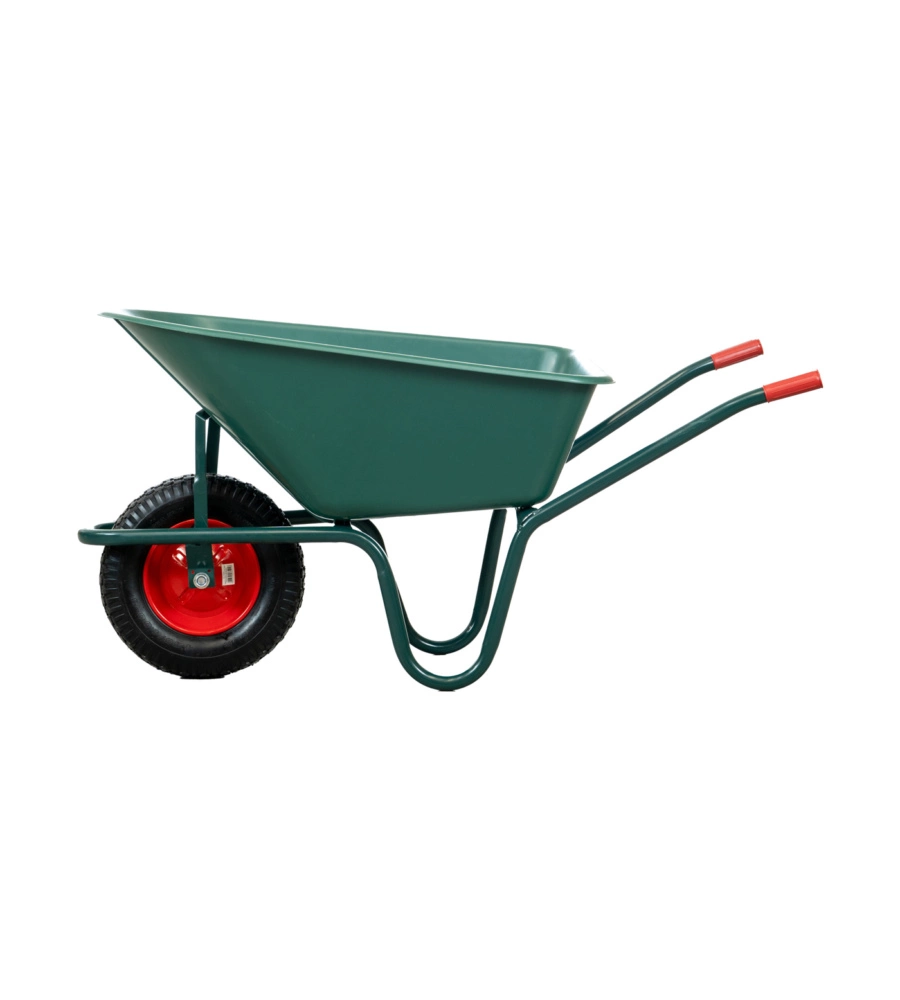 CARRIOLA DA GIARDINO EUROGARDEN CON VASCA IN PVC DA 100 LITRI E TELAIO IN ACCIAIO