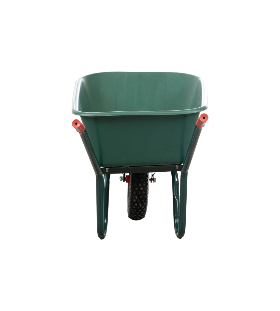 CARRIOLA DA GIARDINO EUROGARDEN CON VASCA IN PVC DA 100 LITRI E TELAIO IN ACCIAIO