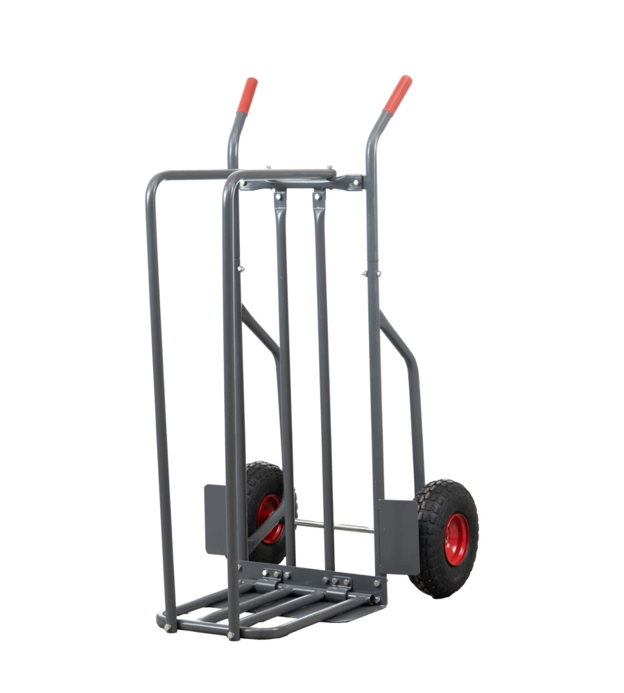 CARRELLO PORTA LEGNA CON RUOTE GONFIABILI E CAPACITÀ 250 KG