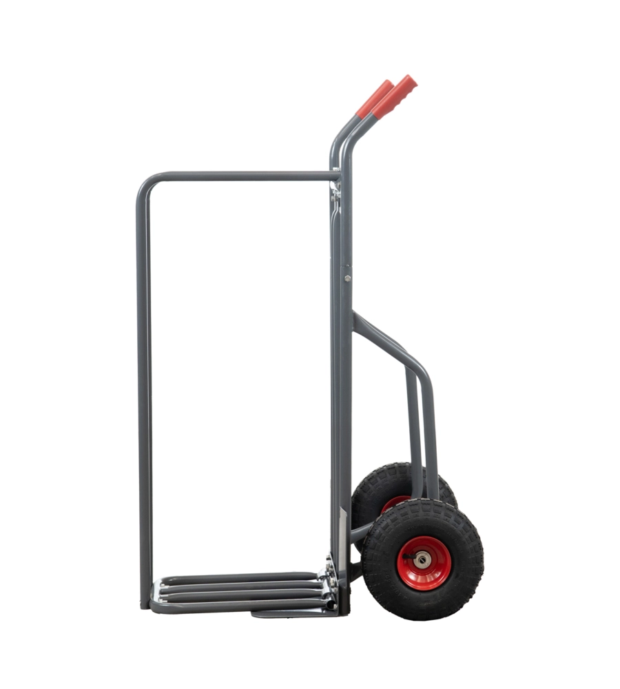 CARRELLO PORTA LEGNA CON RUOTE GONFIABILI E CAPACITÀ 250 KG