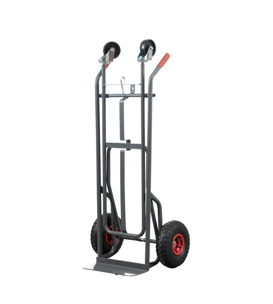 CARRELLO PORTALEGNA A 2 POSIZIONI EUROGARDEN IN METALLO VERNICIATO PORTATA 250 KG 57X56X117 CM