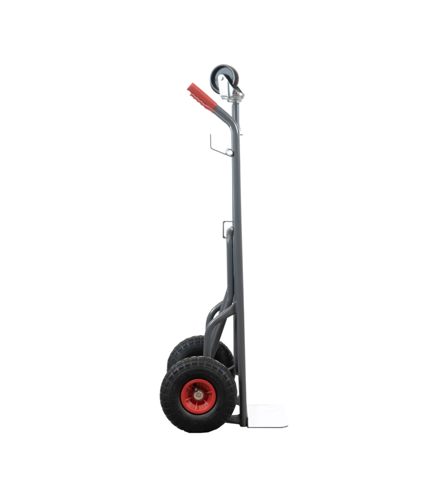 CARRELLO PORTALEGNA A 2 POSIZIONI EUROGARDEN IN METALLO VERNICIATO PORTATA 250 KG 57X56X117 CM