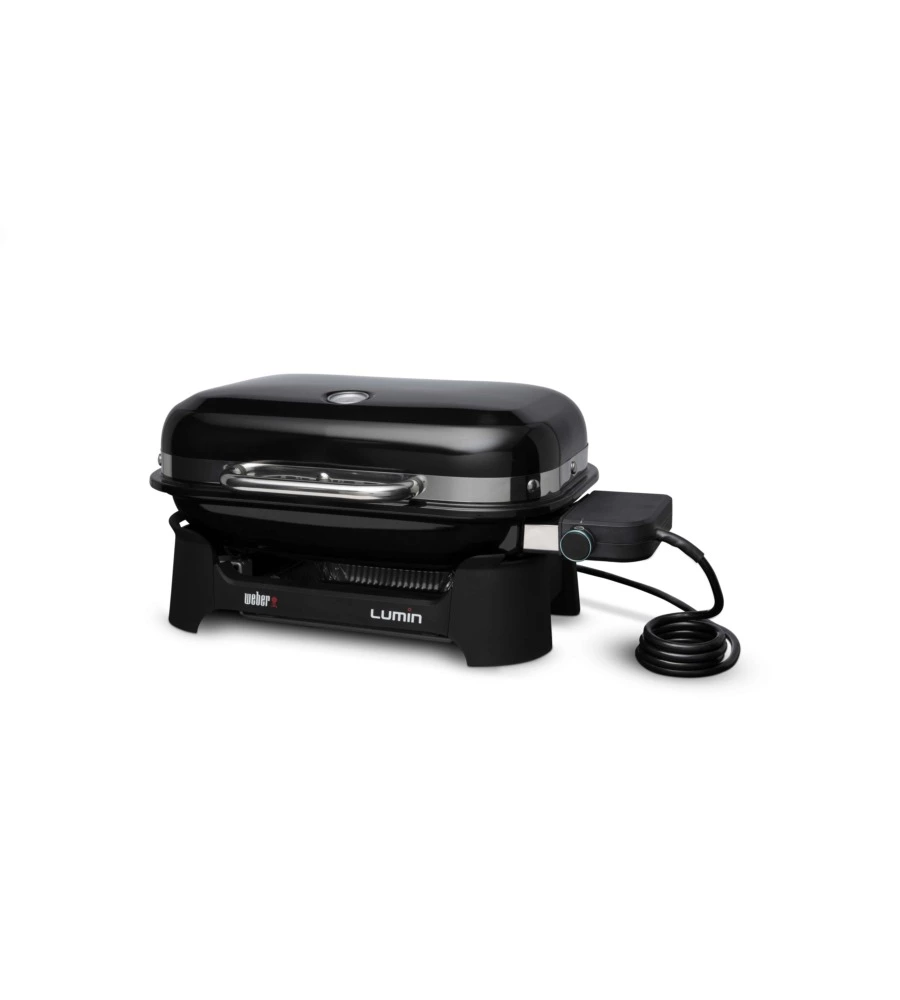 BARBECUE ELETTRICO PORTATILE WEBER "LUMIN COMPACT" CON GRIGLIA 49,5X23,5 CM
