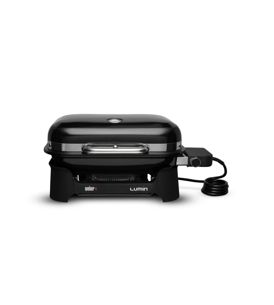 BARBECUE ELETTRICO PORTATILE WEBER "LUMIN COMPACT" CON GRIGLIA 49,5X23,5 CM