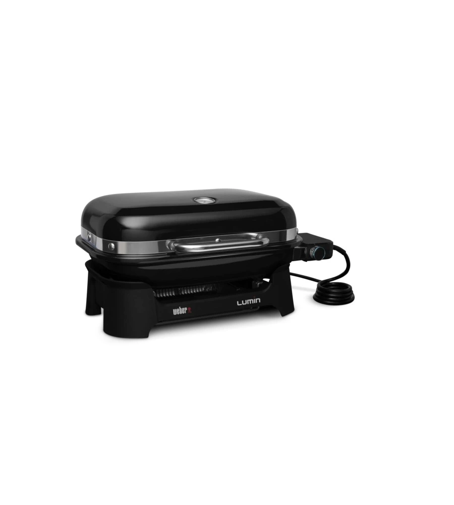 BARBECUE ELETTRICO PORTATILE WEBER "LUMIN COMPACT" CON GRIGLIA 49,5X23,5 CM