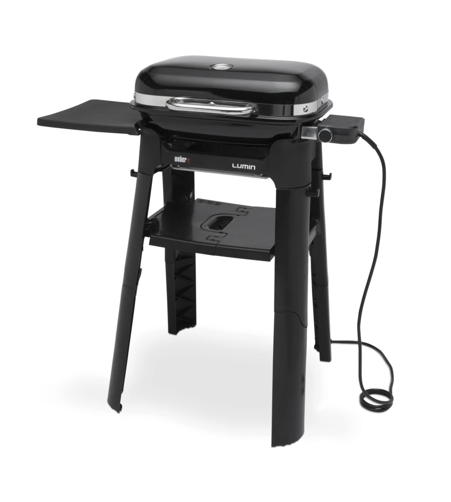 BARBECUE ELETTRICO WEBER "LUMIN COMPACT E STAND" CON GRIGLIA 49,5X23,5 CM
