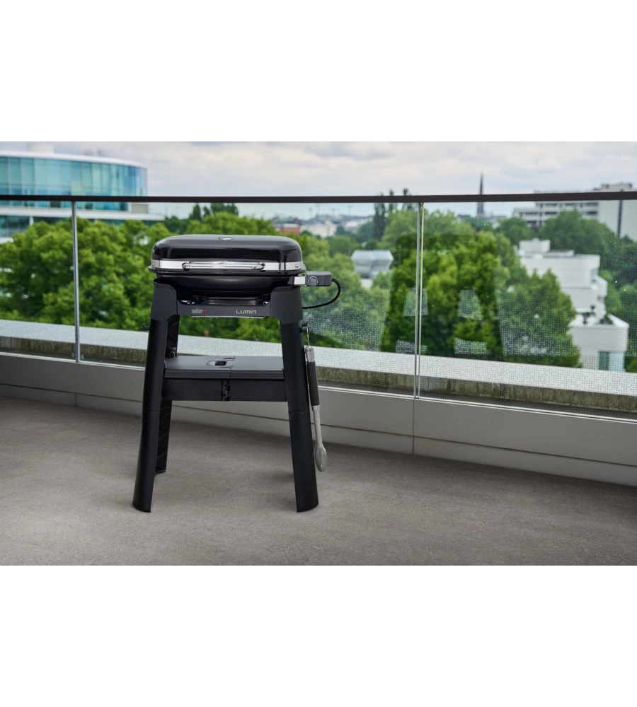 BARBECUE ELETTRICO WEBER "LUMIN E STAND" CON GRIGLIA 1562 CMQ