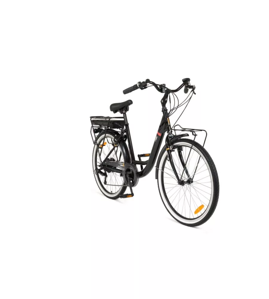 BICI ELETTRICA I-BIKE "CITY EASY URBAN" 26" 45 KM NERA