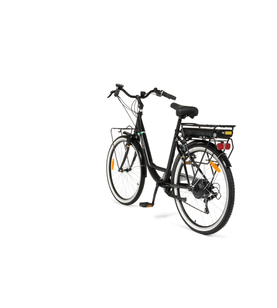 BICI ELETTRICA I-BIKE "CITY EASY URBAN" 26" 45 KM NERA