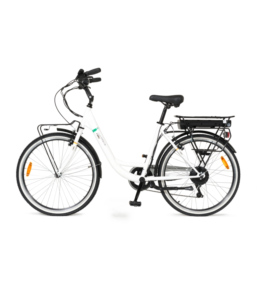 BICI ELETTRICA I-BIKE "CITY EASY URBAN" 26" 45 KM BIANCA