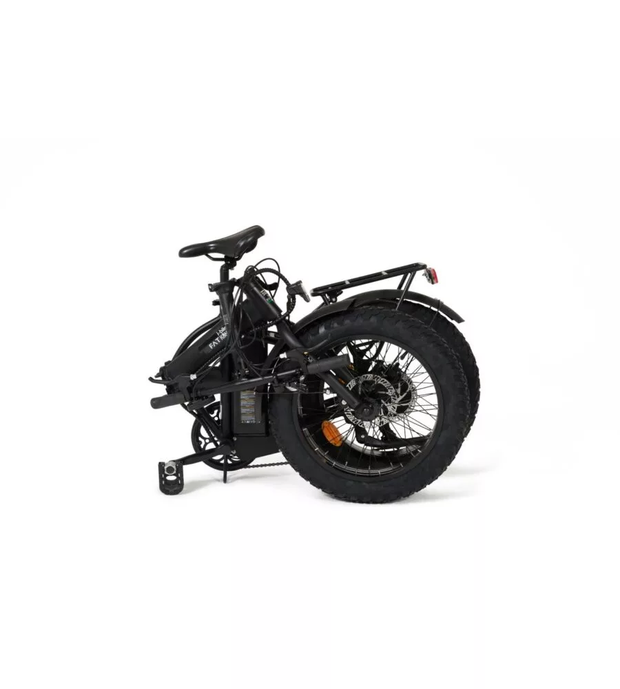 BICI ELETTRICA PIEGHEVOLE I-BIKE "FAT KONG" 20" 40 KM NERA