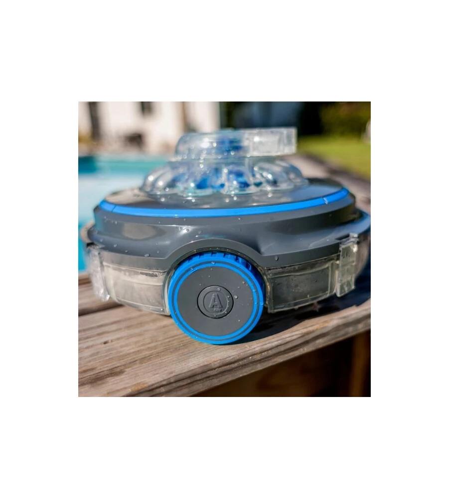 ROBOT A BATTERIA PULITORE AUTOMATICO PISCINA GRE "WET RUNNER PLUS" 50 MQ