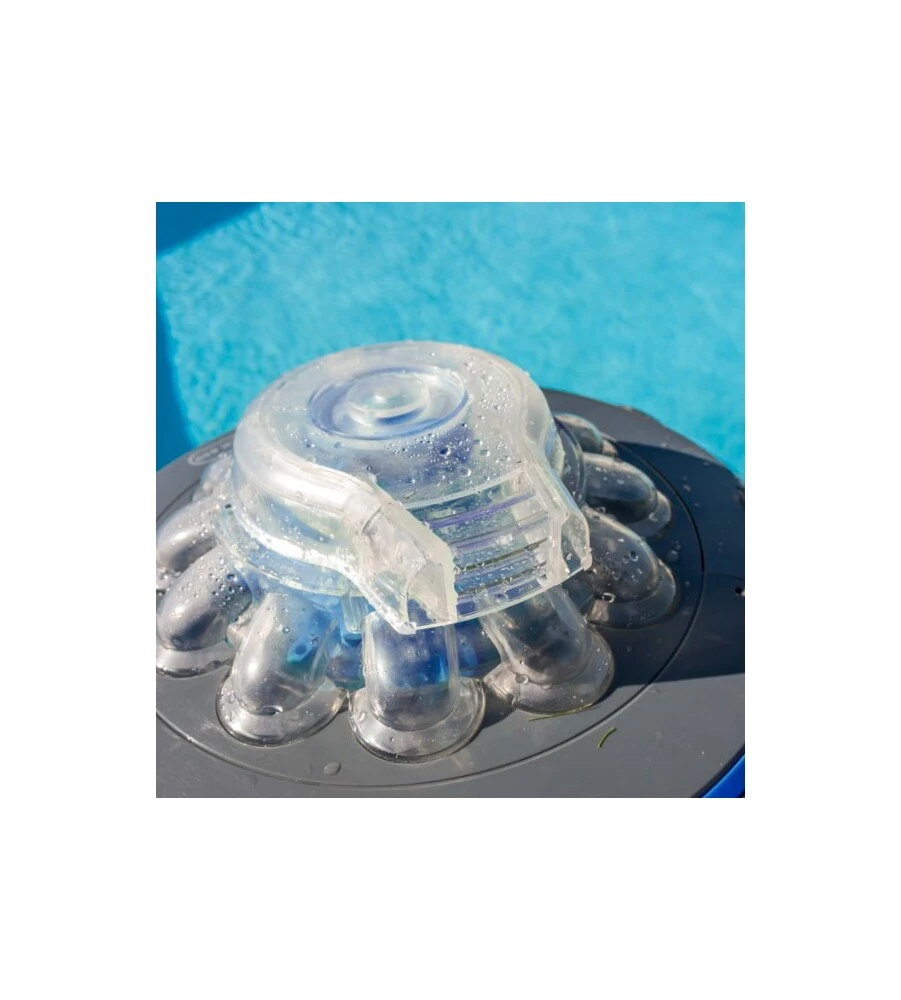 ROBOT A BATTERIA PULITORE AUTOMATICO PISCINA GRE "WET RUNNER PLUS" 50 MQ