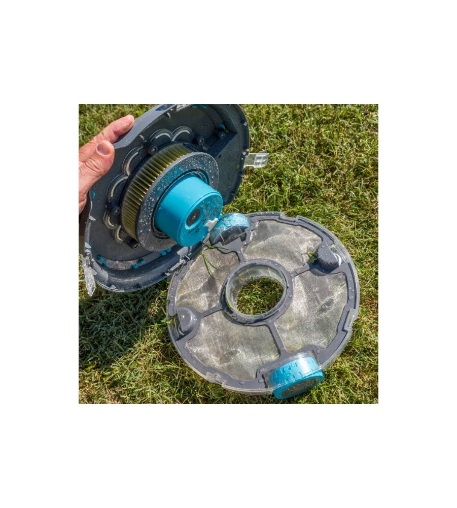 ROBOT A BATTERIA PULITORE AUTOMATICO PISCINA GRE "WET RUNNER PLUS" 50 MQ