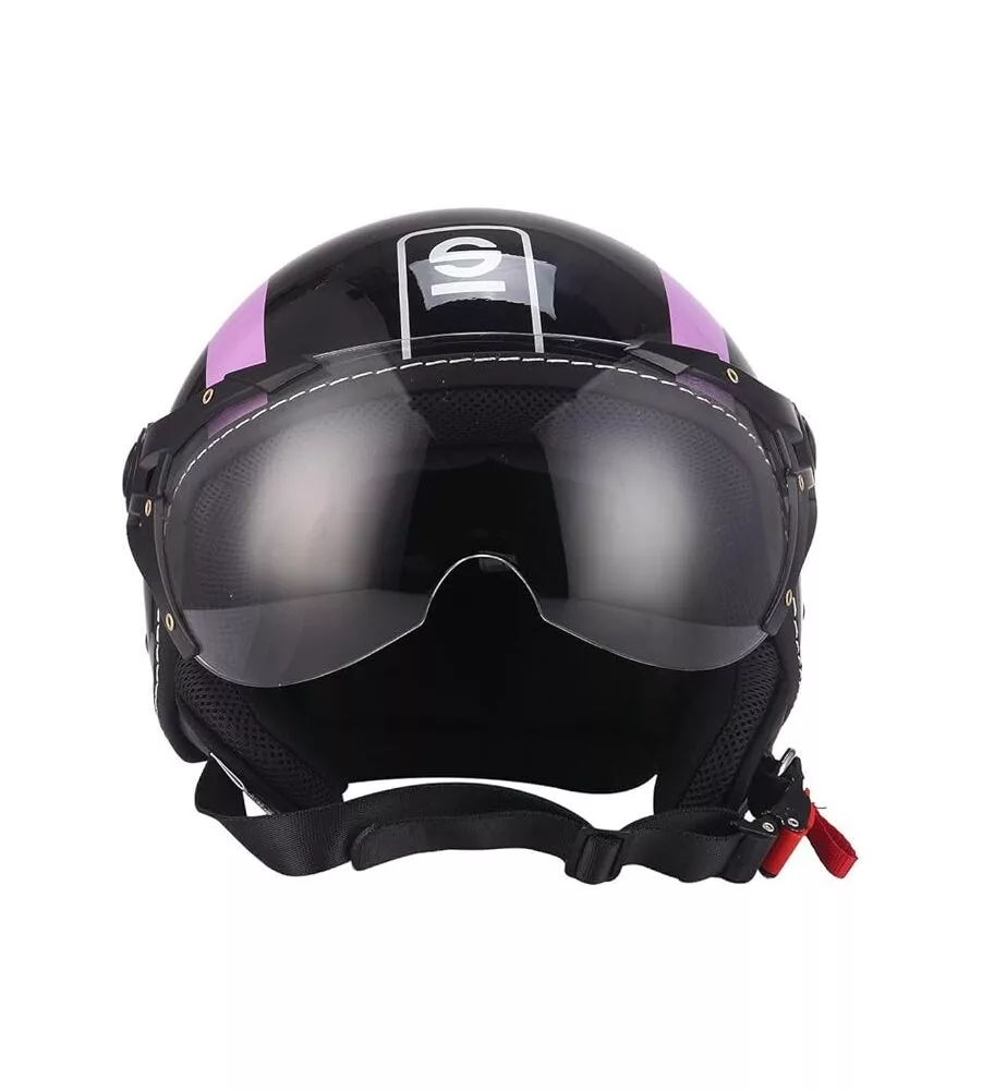 CASCO MOTO SPARCO "SP501" NERO/VIOLA, TG L