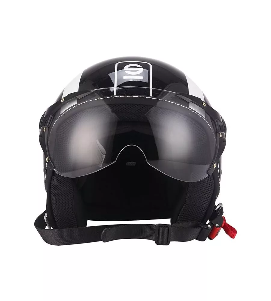 CASCO MOTO SPARCO "SP501" NERO/BIANCO, TG XL