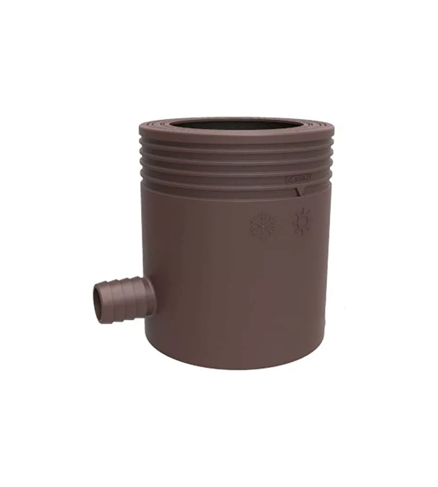 COLLETTORE PER RECUPERO ACQUA PIOVANA CON FILTRO PER TUBI PLUVIALI DA 80 A 105 MM