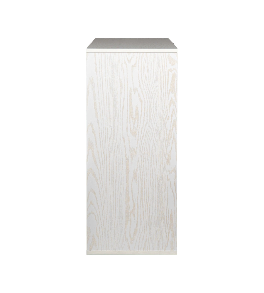 MADIA 2 ANTE E 4 CASSETTI BELLAHOME "KRISTY" BIANCO VENATO 116X35X80 CM