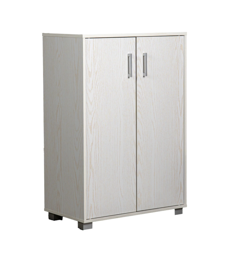 ARMADIO MULTIFUNZIONE BELLAHOME IN LAMINATO BIANCO VENATO BASSO 60X35X90 CM