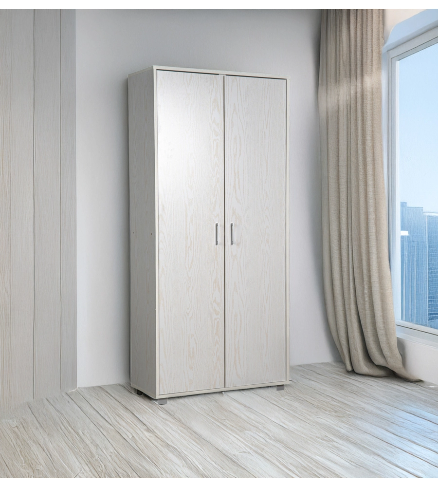 ARMADIO MULTIFUNZIONE BELLAHOME IN LAMINATO BIANCO VENATO ALTO 78X35X170 CM