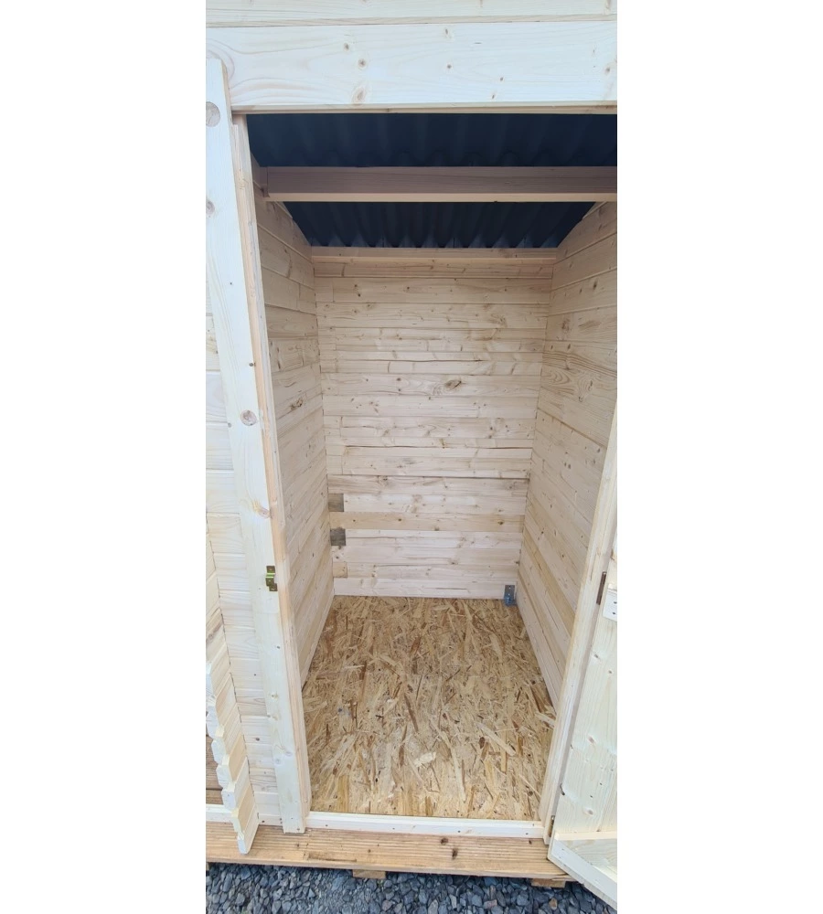 LEGNAIA ARMADIO DA ESTERNO MULTIUSO IN LEGNO MASSELLO 329X122X195 CM