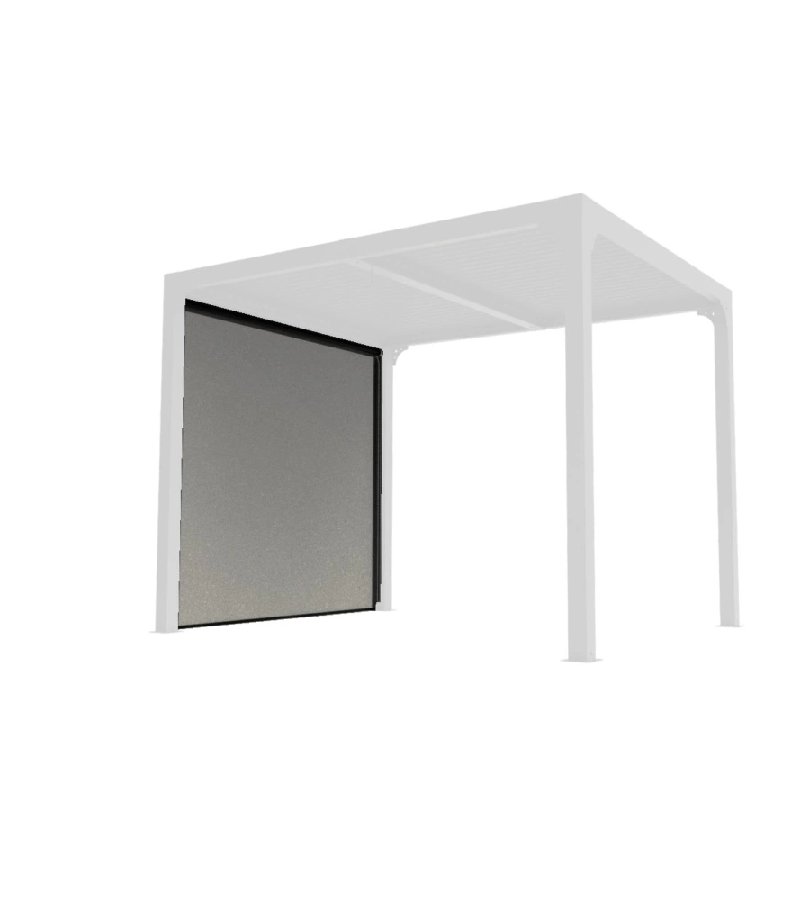 TENDA ACCESSORIA CON BINARIO PER PERGOLA BIOCLIMATICA DA ESTERNO "PER2430BI", 220X220 CM