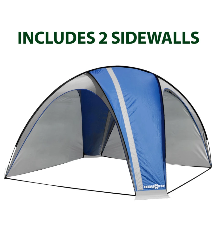 GAZEBO DA CAMPEGGIO BRUNNER "PAGODA" BLU 3X3 M