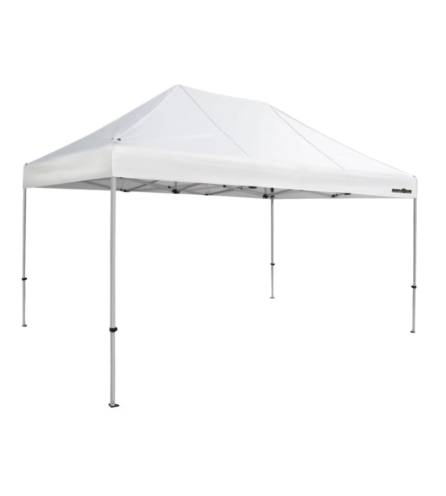 GAZEBO DA CAMPEGGIO BRUNNER "ZEBO ENJOY 2.0" IN ACCIAIO E POLIESTERE BIANCO 3X4,5 M