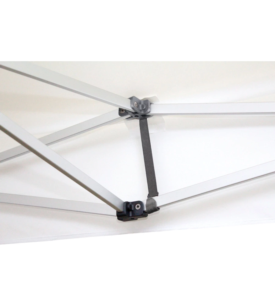 GAZEBO DA CAMPEGGIO BRUNNER "ZEBO ENJOY 2.0" IN ACCIAIO E POLIESTERE BIANCO 3X4,5 M