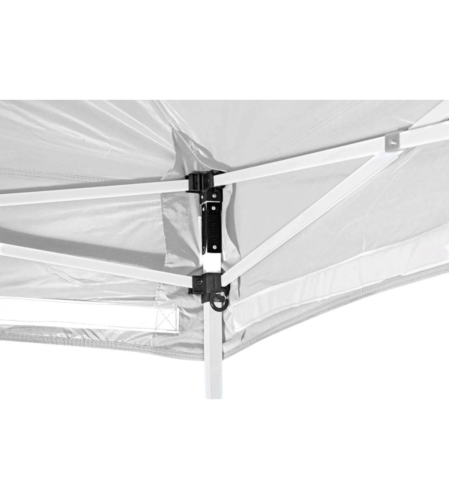 GAZEBO DA CAMPEGGIO BRUNNER "ZEBO ENJOY 2.0" IN ACCIAIO E POLIESTERE BIANCO 3X4,5 M