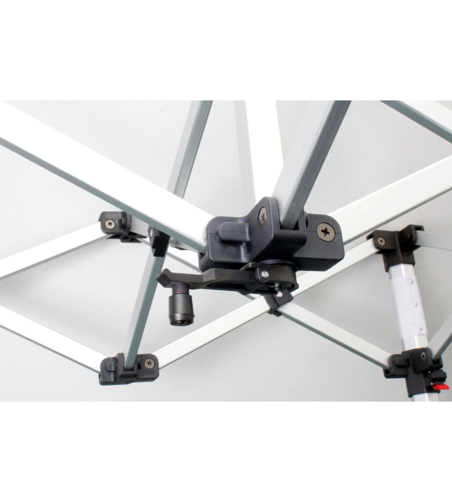 GAZEBO DA CAMPEGGIO BRUNNER "ZEBO ENJOY PRO" IN ALLUMINIO E POLIESTERE BIANCO 3X4,5 M